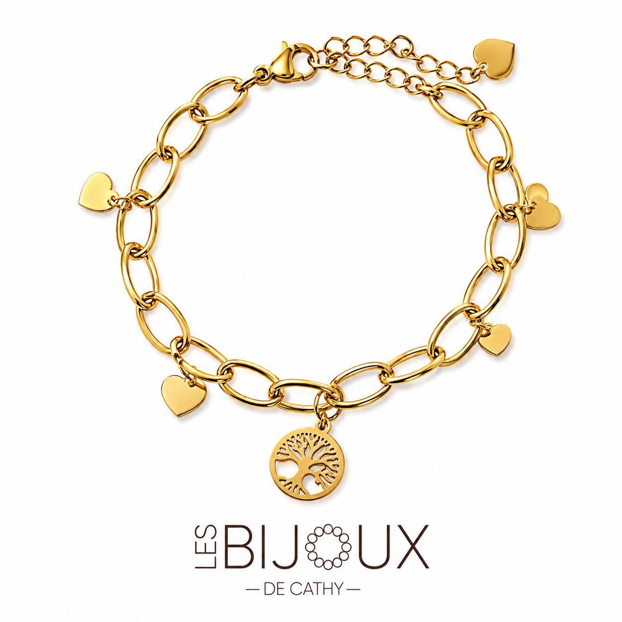 Bracelet à 5 breloques