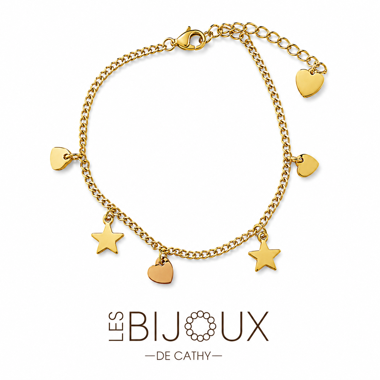 Bracelet à 5 breloques