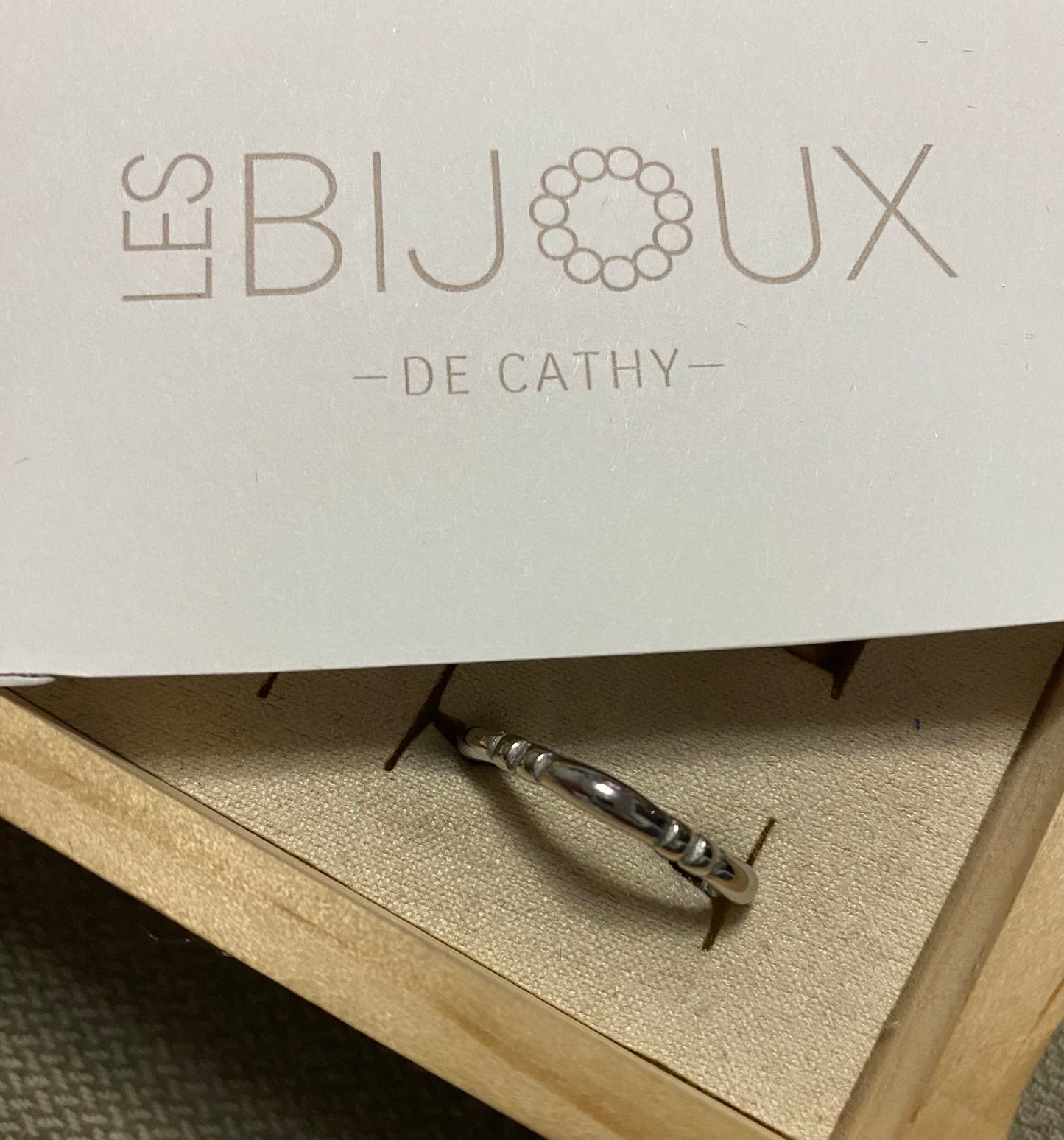 Bague argent