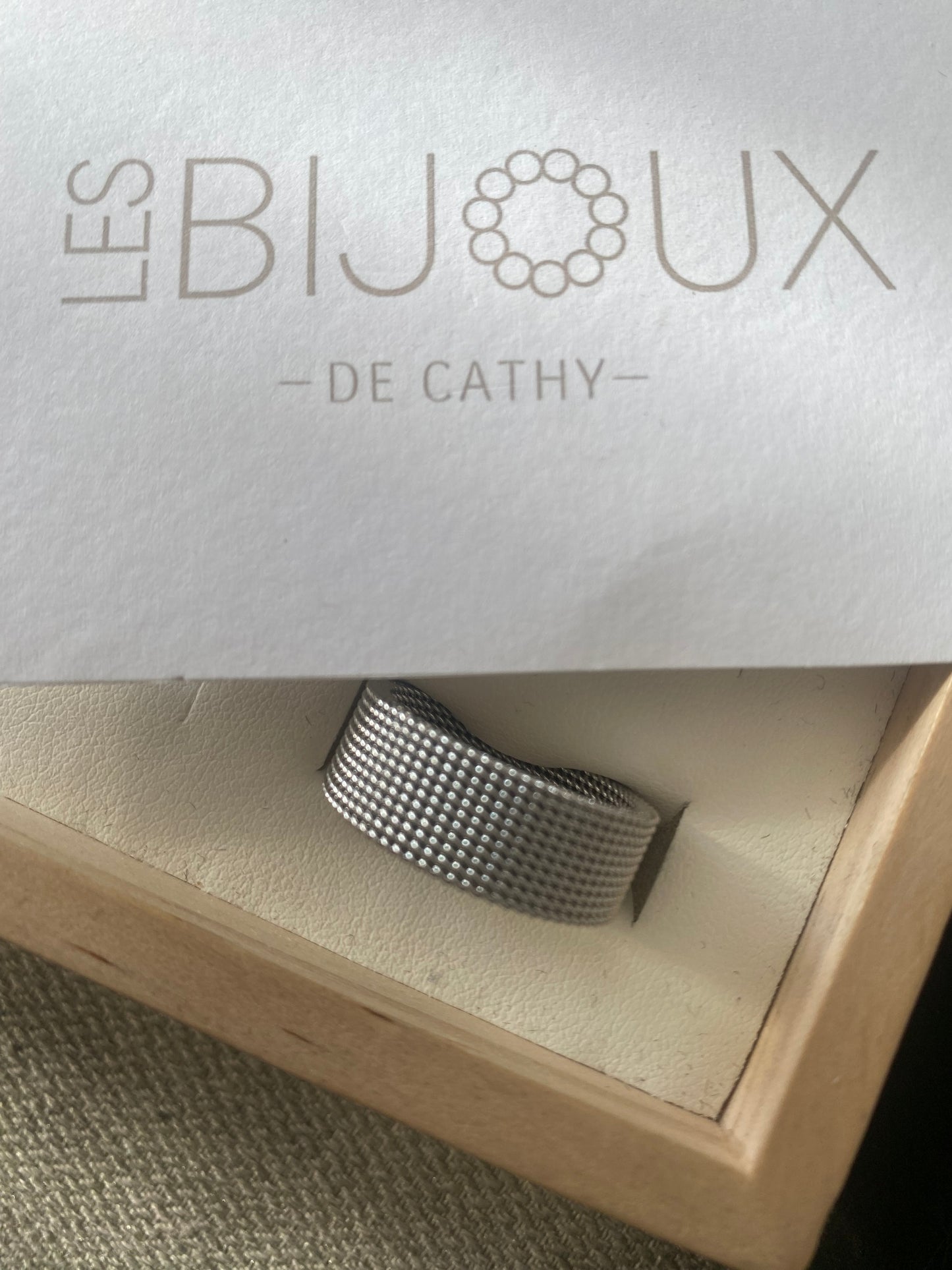Bague argent bracelet