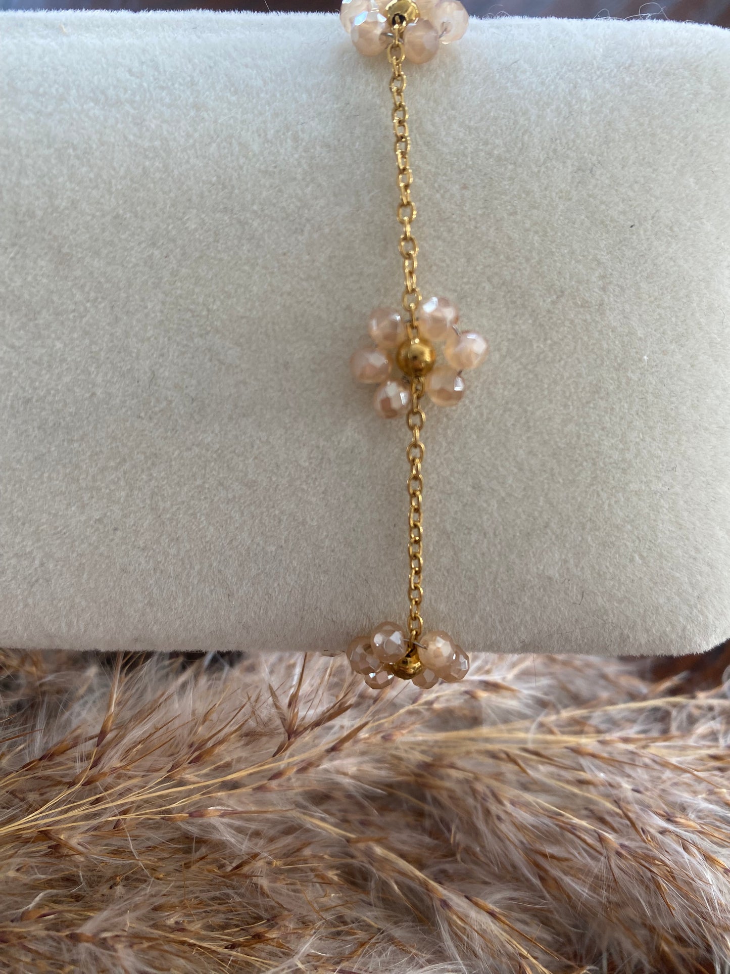 Bracelet Clara or champagne
