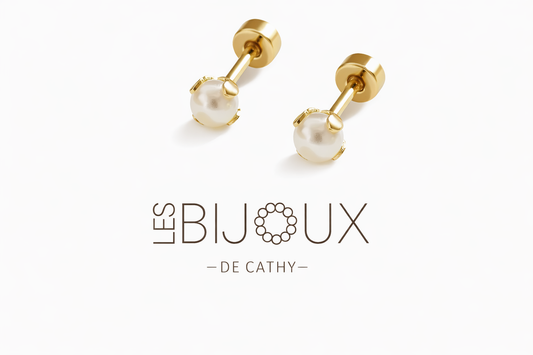 Boucles d’oreilles fixes or