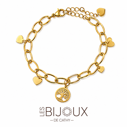 Bracelet à 5 breloques