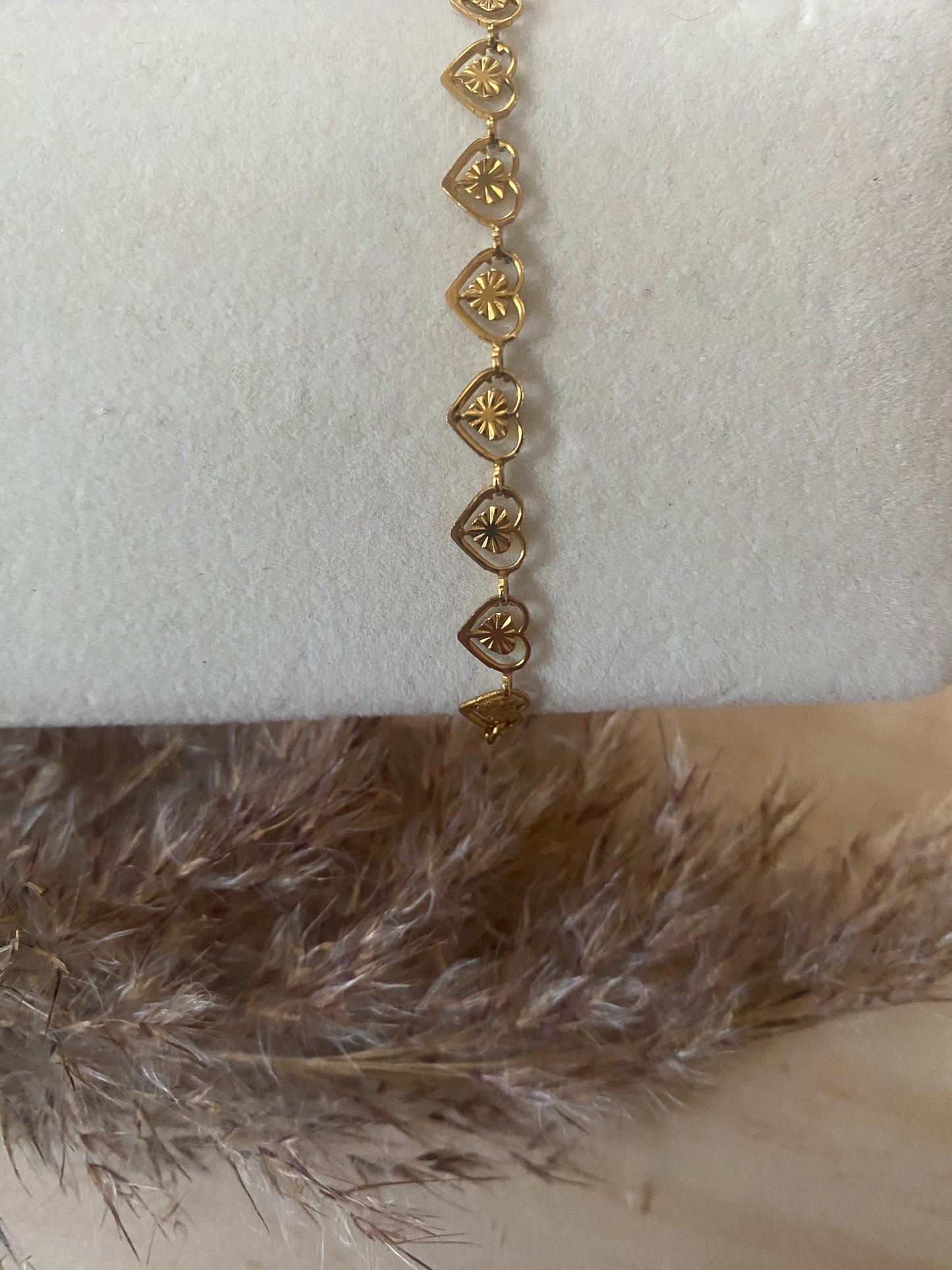 BRACELET COEUR OR