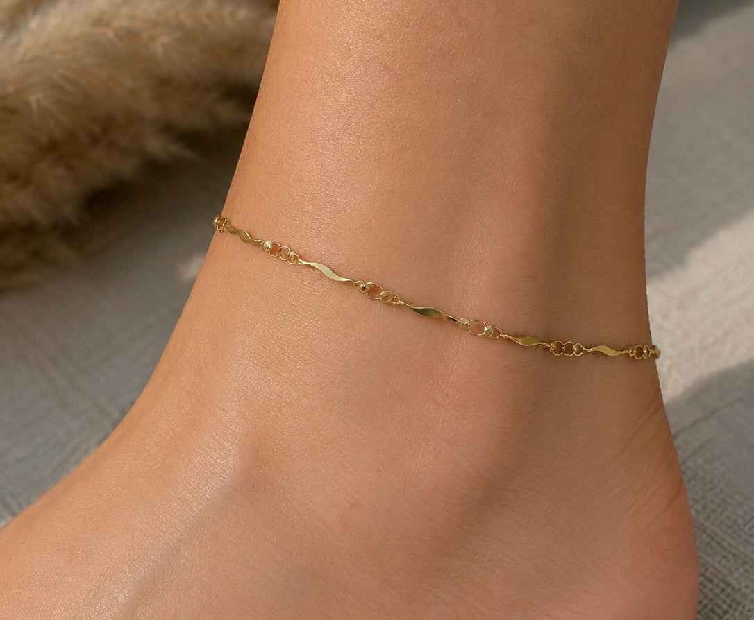 Bracelet de cheville or Lisa