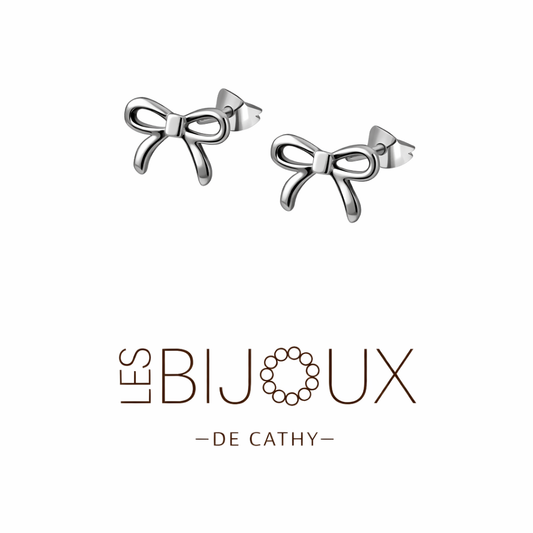 Boucles d’oreilles argent en boucles