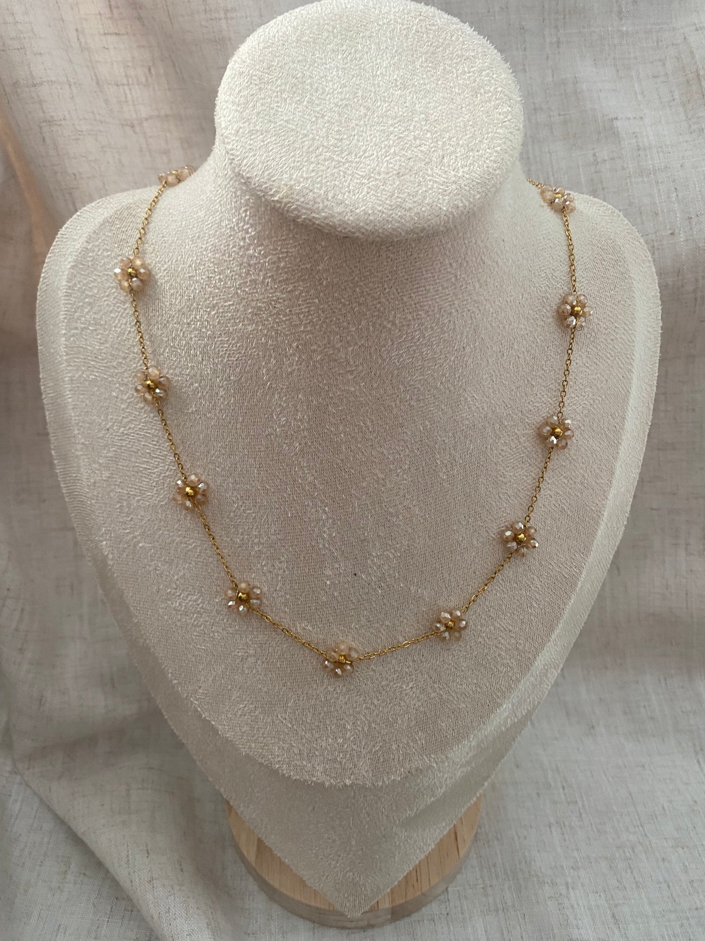 Collier Clara champagne