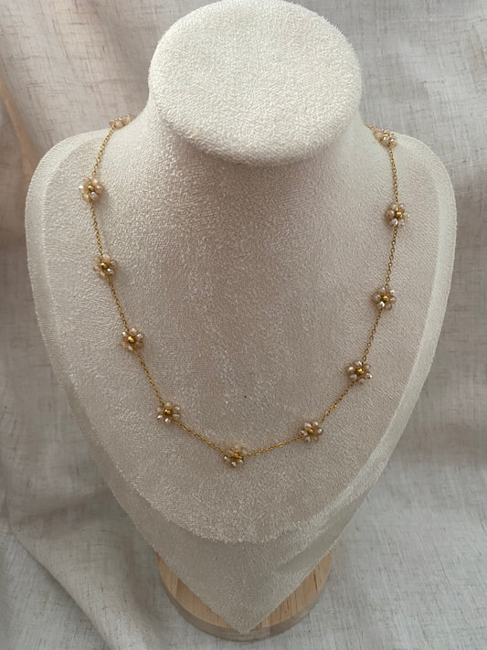 Collier Clara champagne