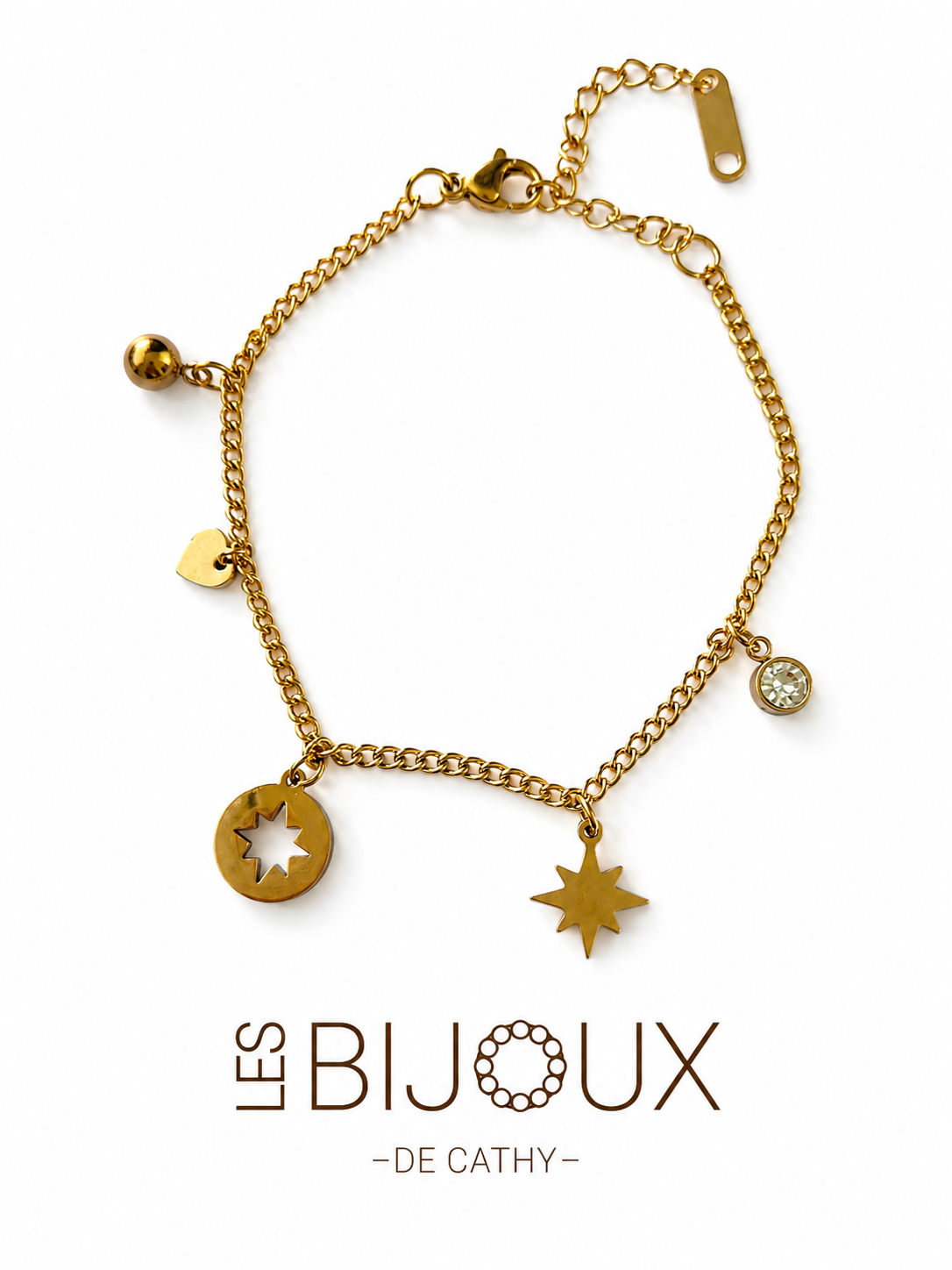Bracelet à 5 breloques