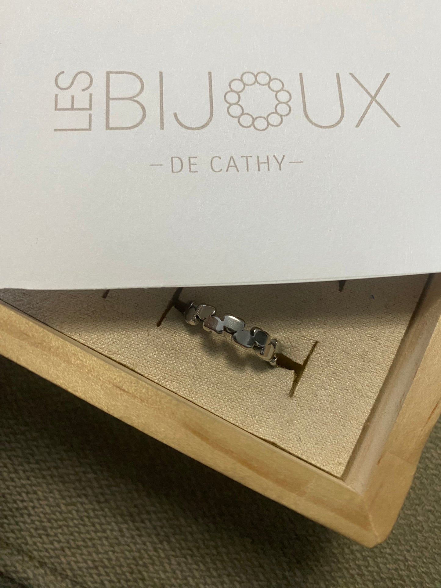 Bague argent