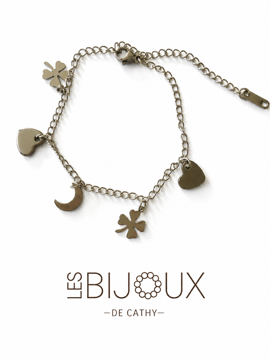Bracelet à 5 breloques
