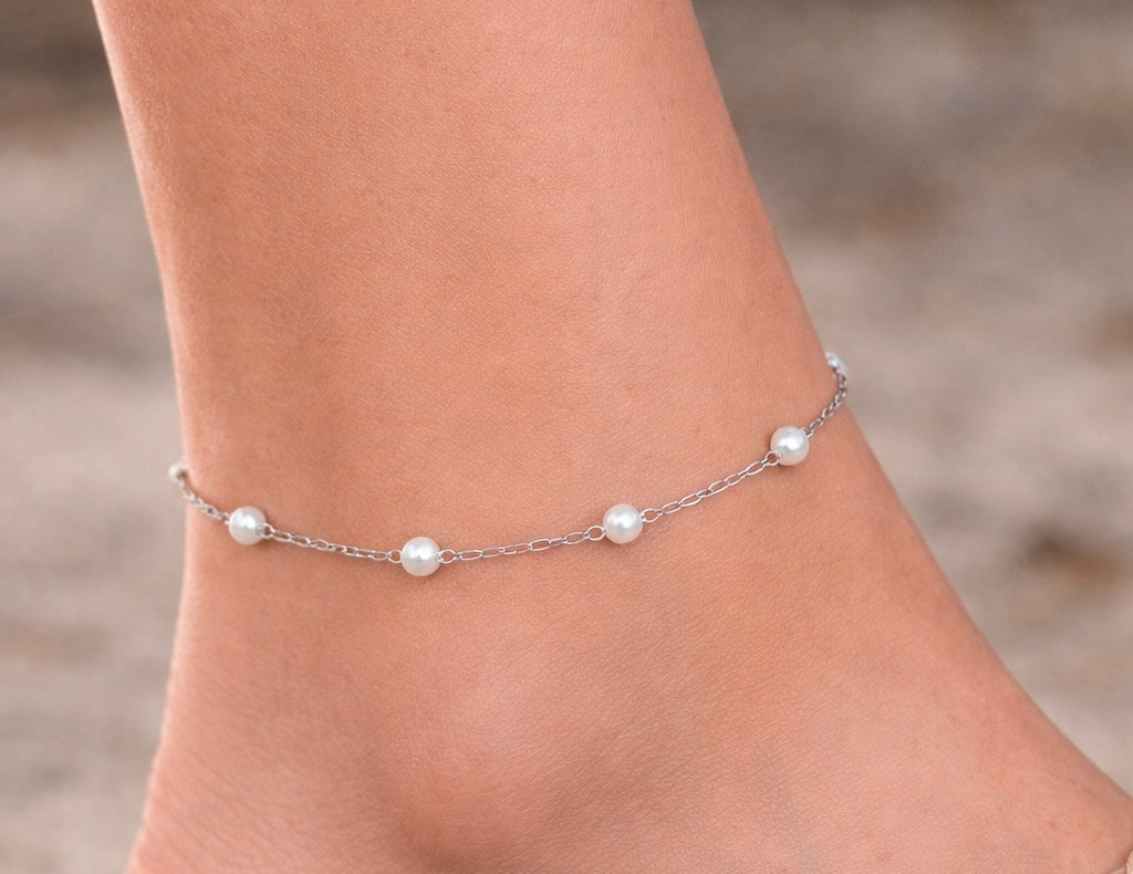 Bracelet de cheville argent Juliette