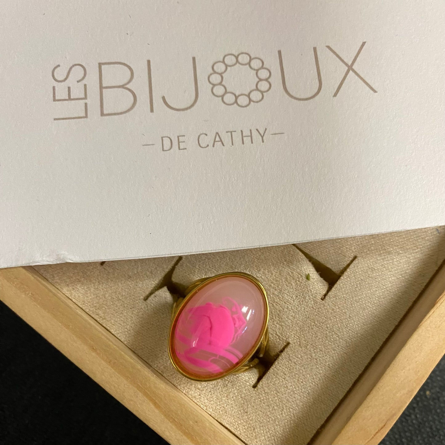 Bague or rose