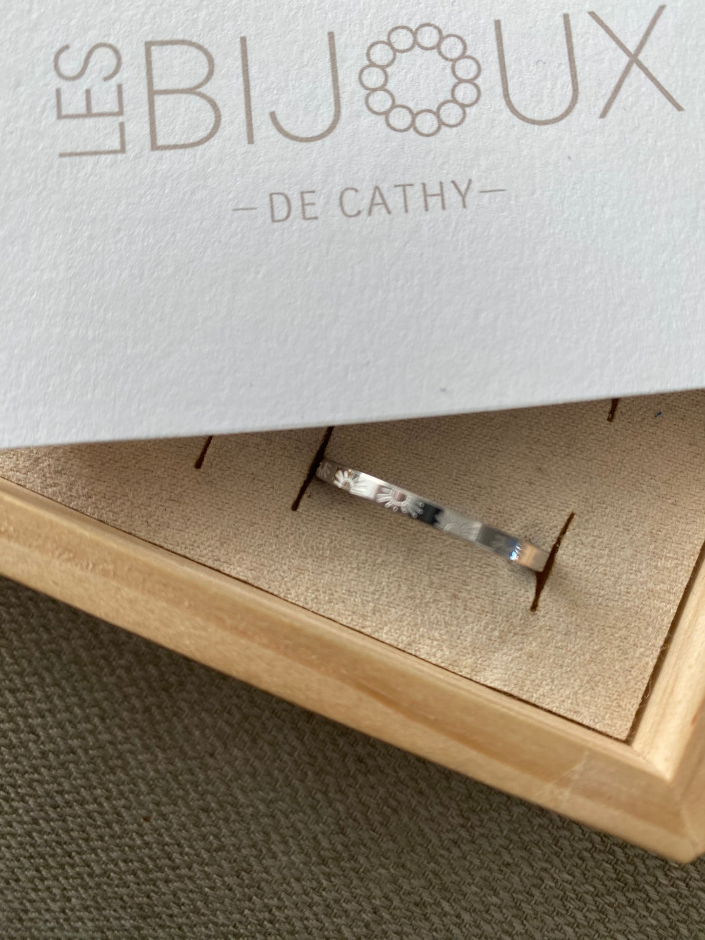 Bague argent