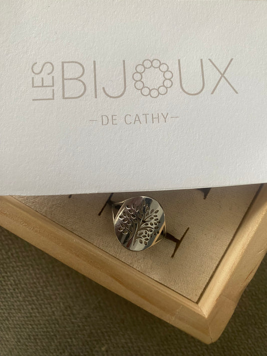 Bague argent arbre de vie