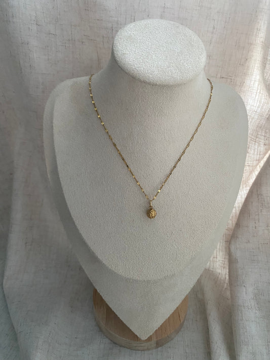 CHAINE ADÈLE OR AVEC BOULE  OR