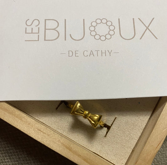 Bague or boucle