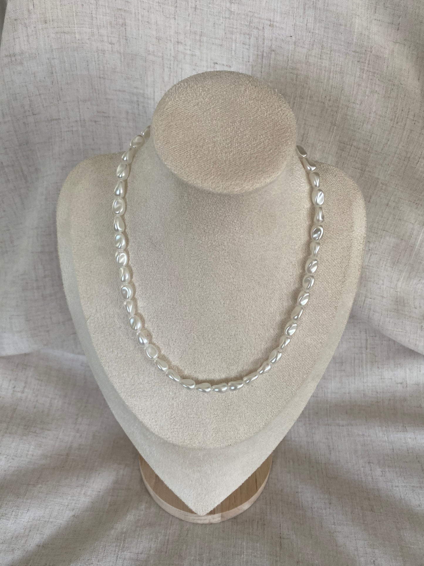 Collier perles d’eau douce 18 pouces