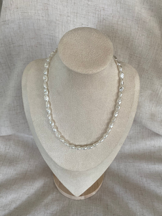 Collier perles d’eau douce 18 pouces