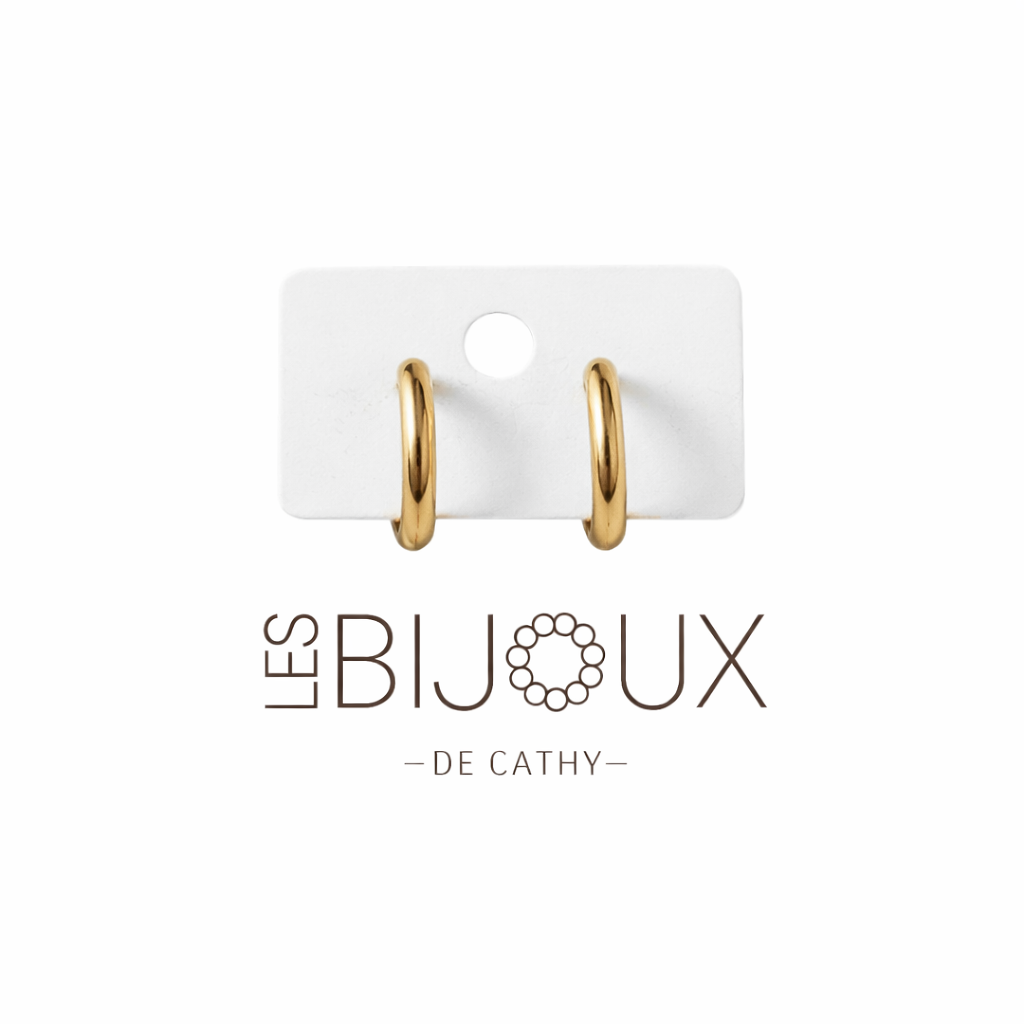 BOUCLES D’OREILLES DORMEUSES OR 1 CM