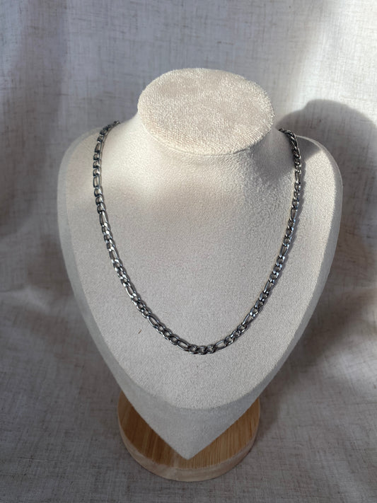 Chaine Alex argent pour homme 21.5 pouces