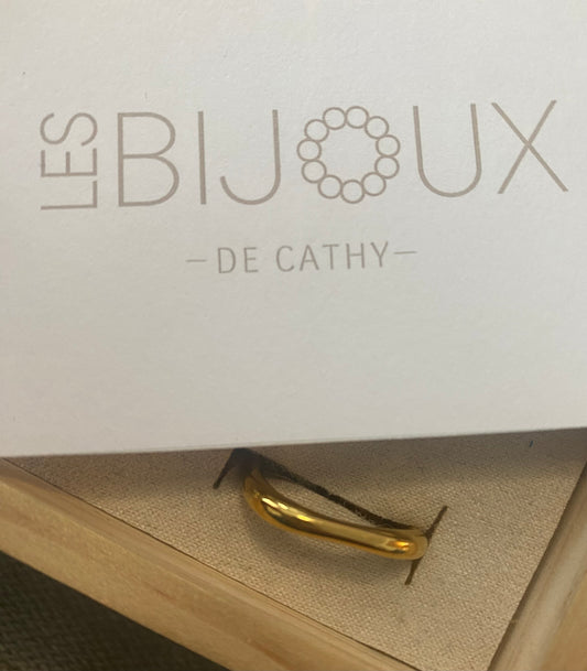 Bague or carré