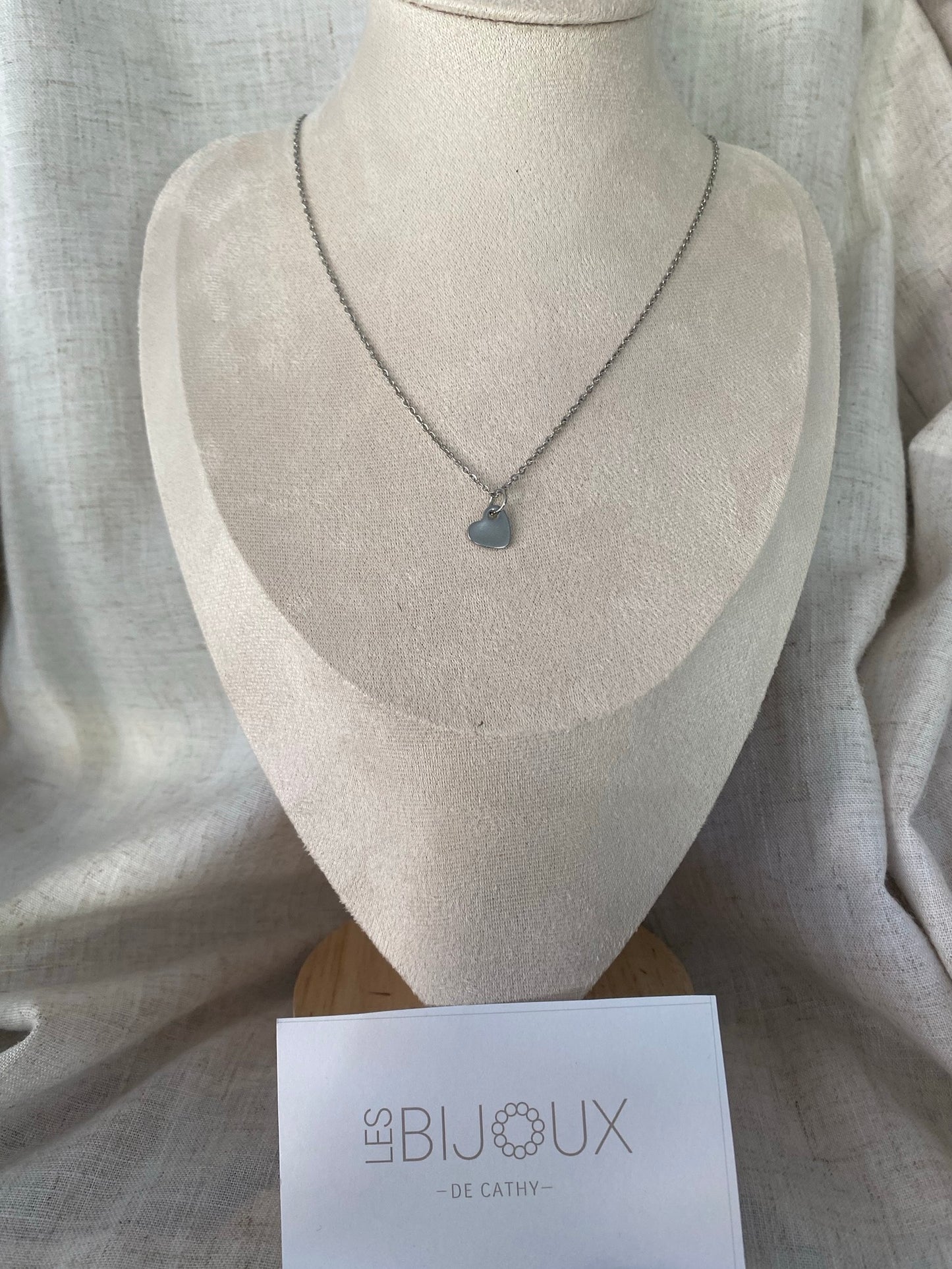 CHAINE ARGENT PETIT COEUR
