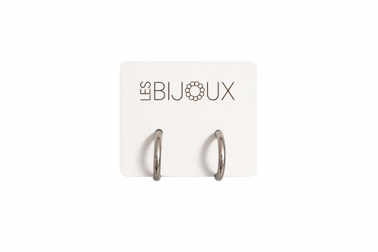 Boucles d’oreilles, dormeuse, argent 1 cm