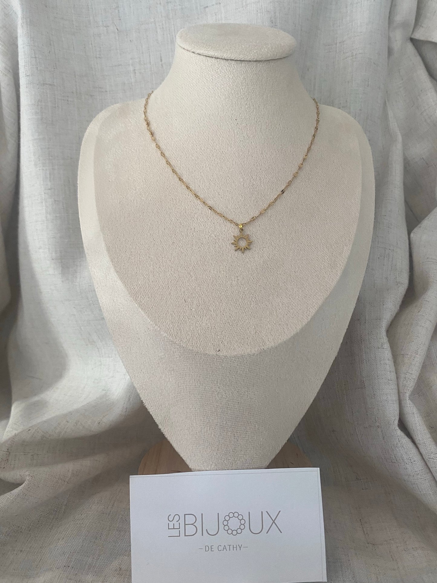 CHAINE ADÈLE OR PETIT SOLEIL