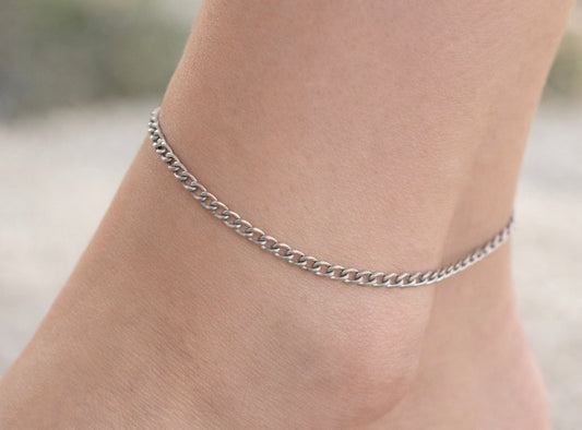 Bracelet de cheville argent Paul