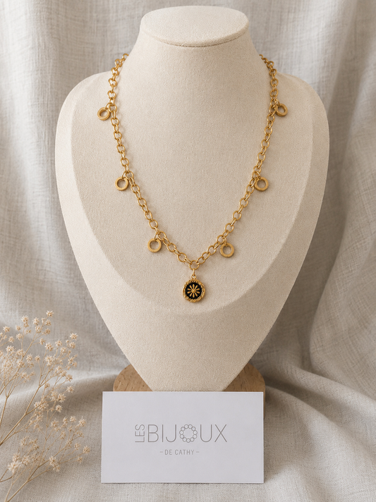 Collier 5 breloques collection Béa
