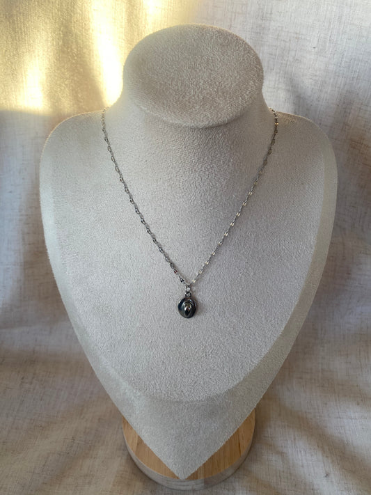 CHAINE ARGENT ADÈLE AVEC CHAPEAU DE COWBOY collection country